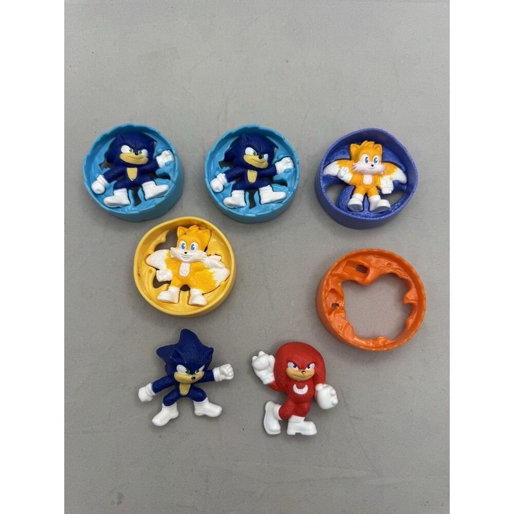 McDonald's Sonic 3 Tails The Hedgehog Movie Lot of Happy Meal Toys 2024